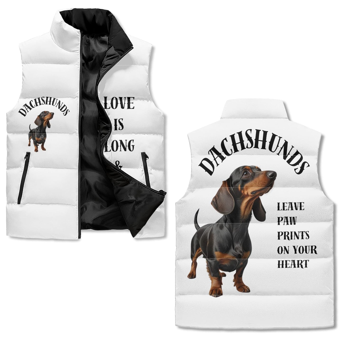 Daschund puffer Jacket