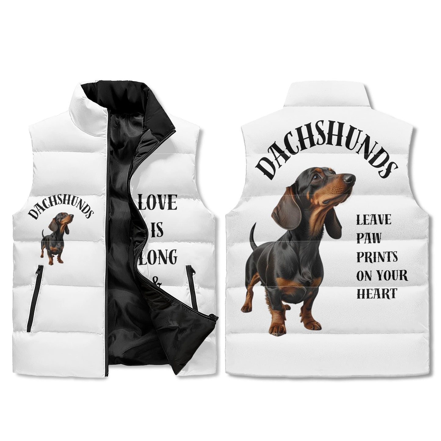 Daschund puffer Jacket