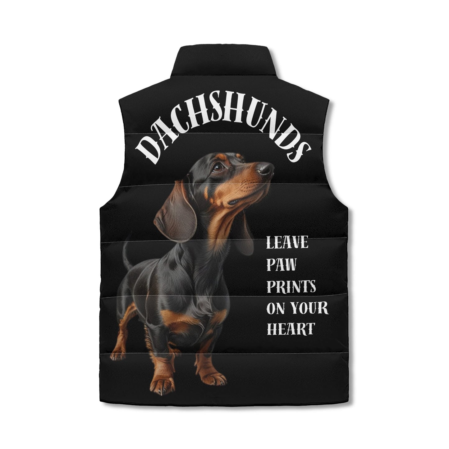 Dachshund Unisex Lightweight Puffer Vest –