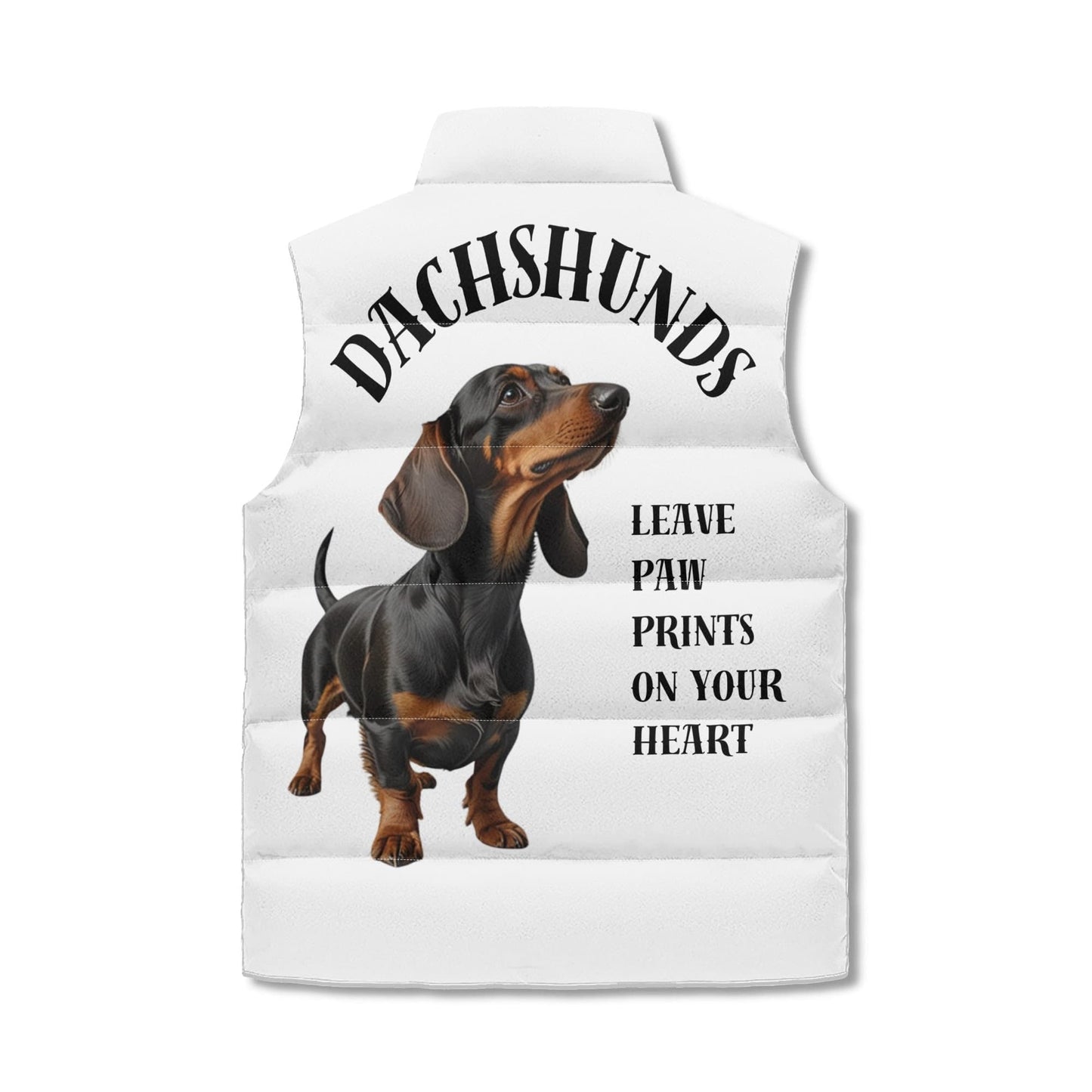 Dachshund Unisex Lightweight Puffer Vest –