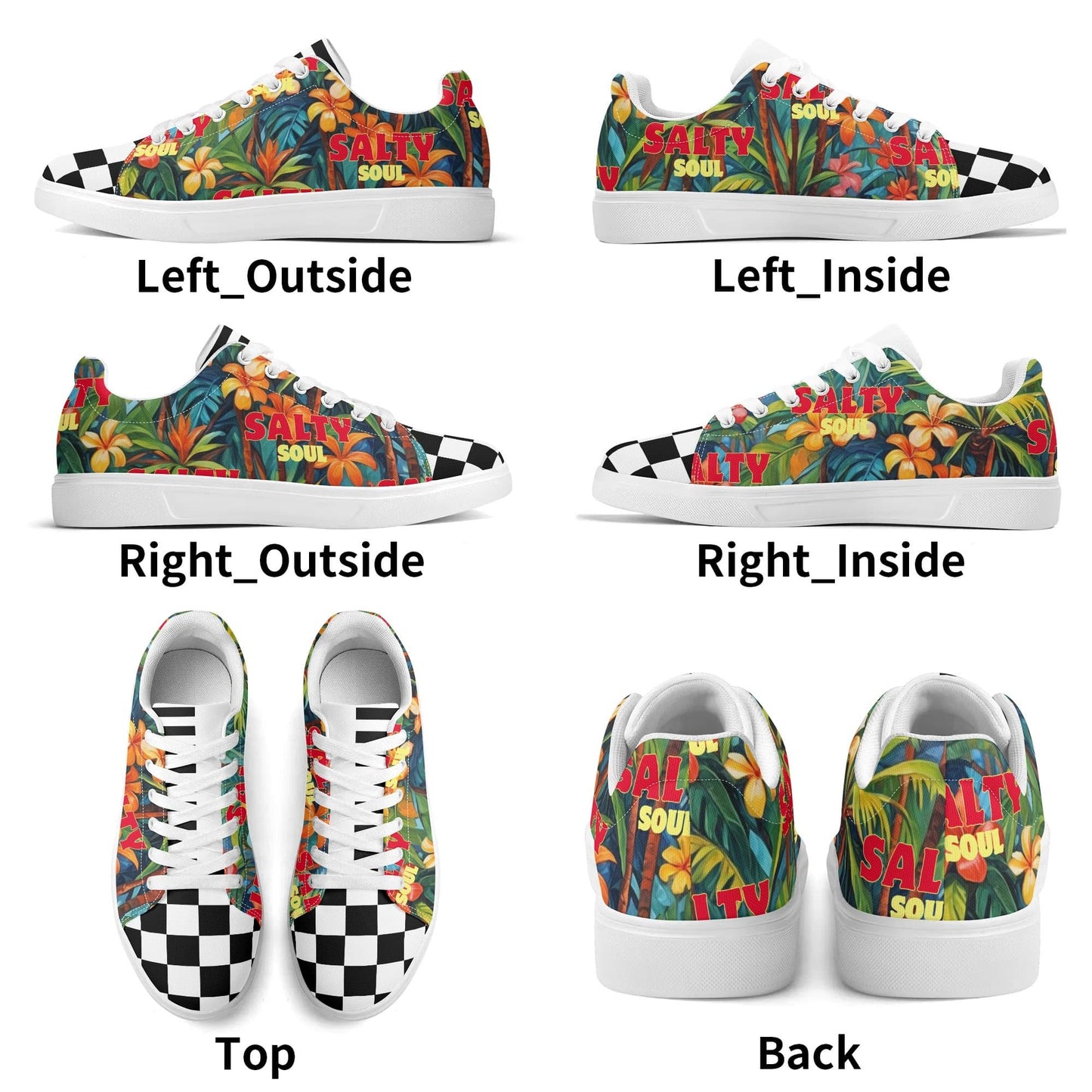 Female Surfer Low-Top Canvas Shoes