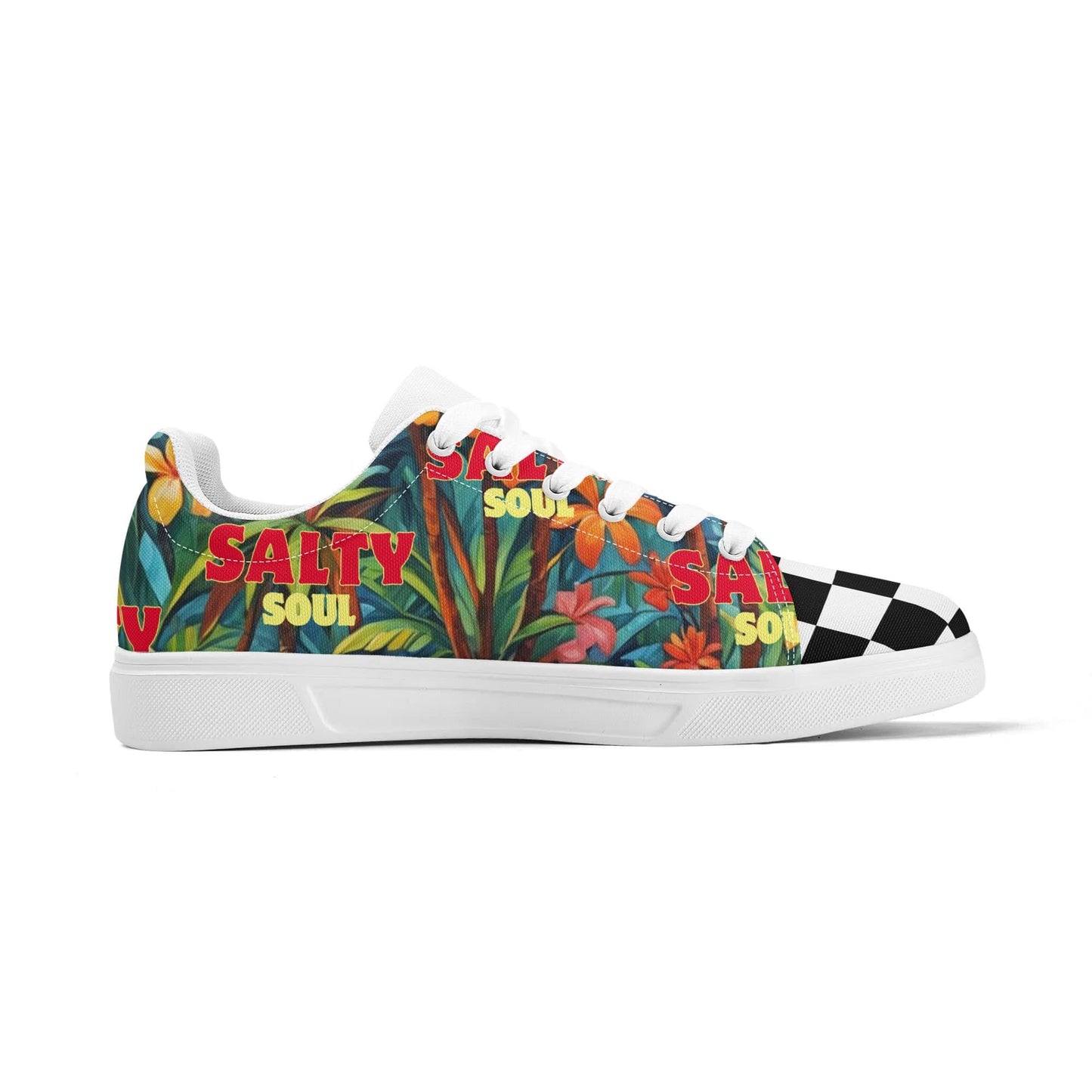 Female Surfer Low-Top Canvas Shoes