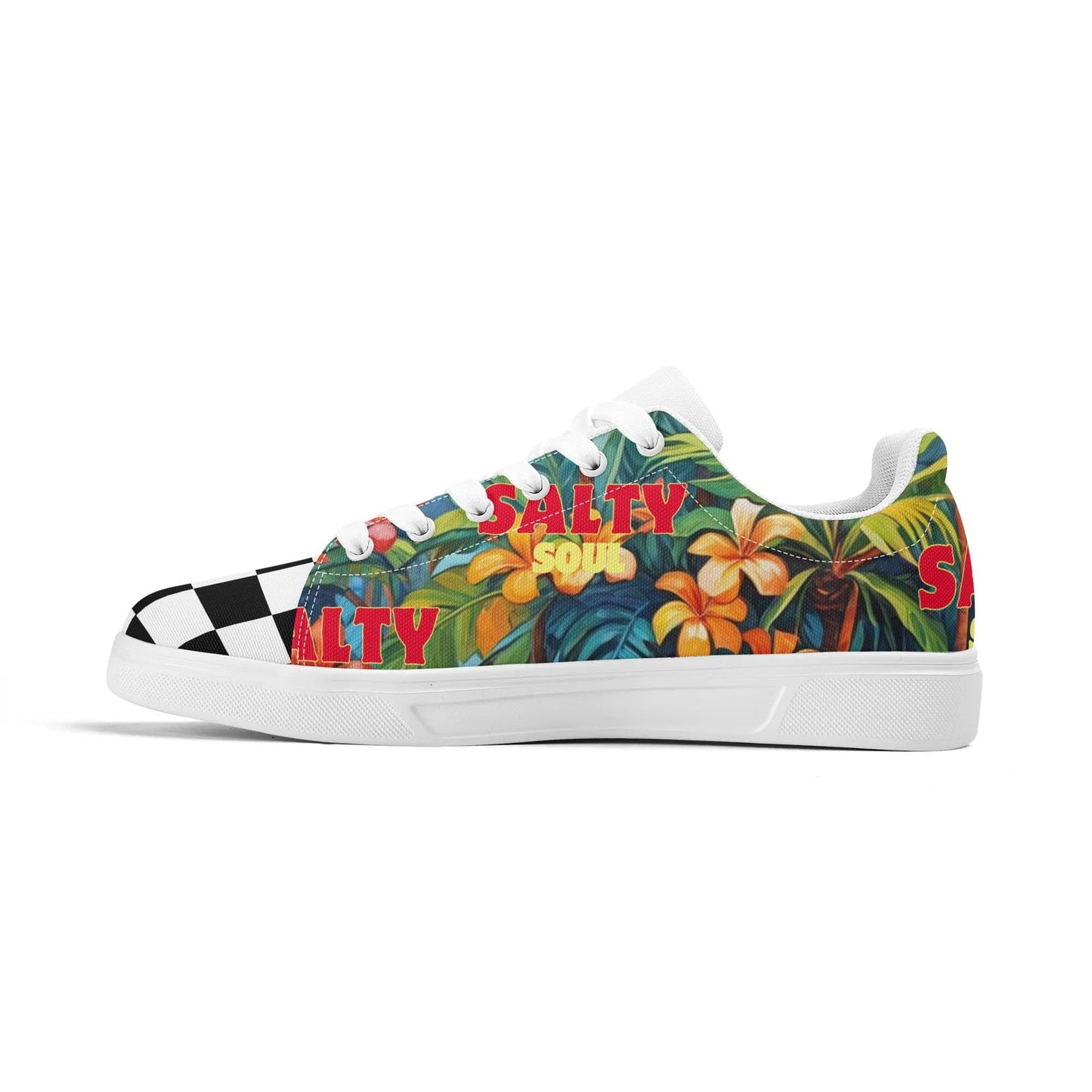 Female Surfer Low-Top Canvas Shoes