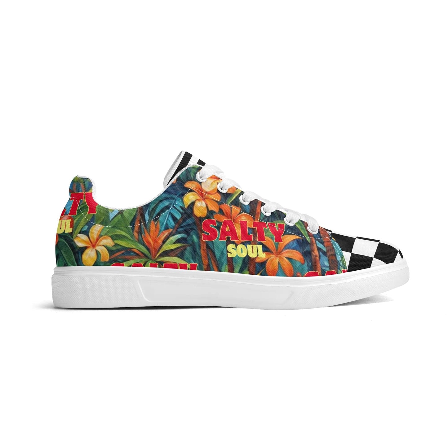 Female Surfer Low-Top Canvas Shoes