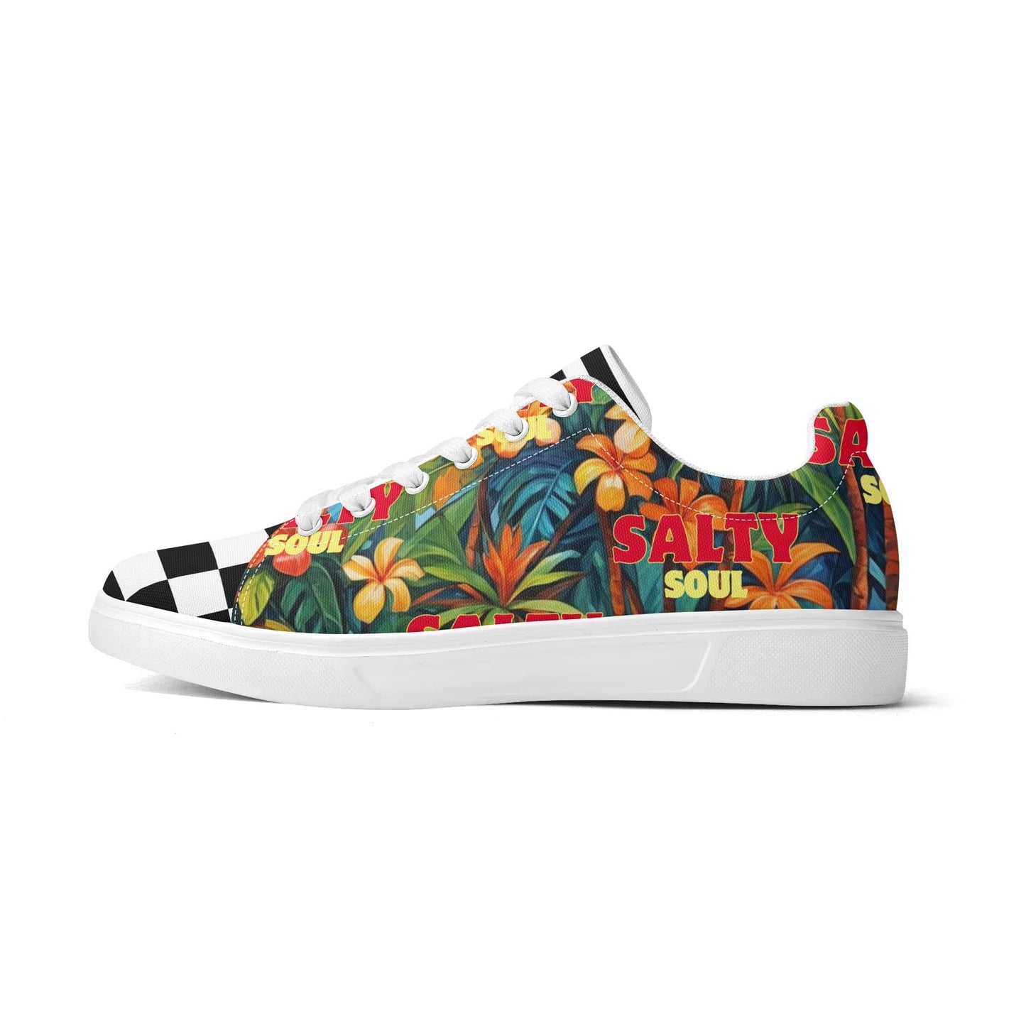 Female Surfer Low-Top Canvas Shoes