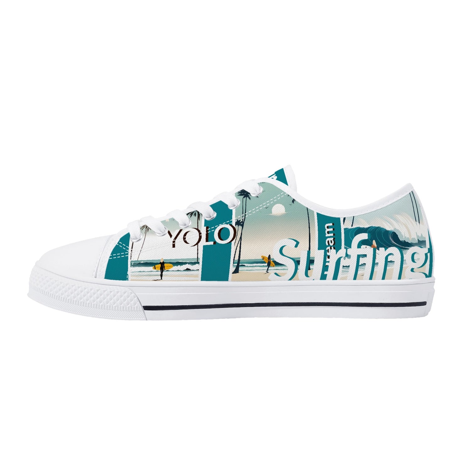 Minimalism Surf Female sneakers -Slip-Resistant - Vintage Canvas Low Top Shoes