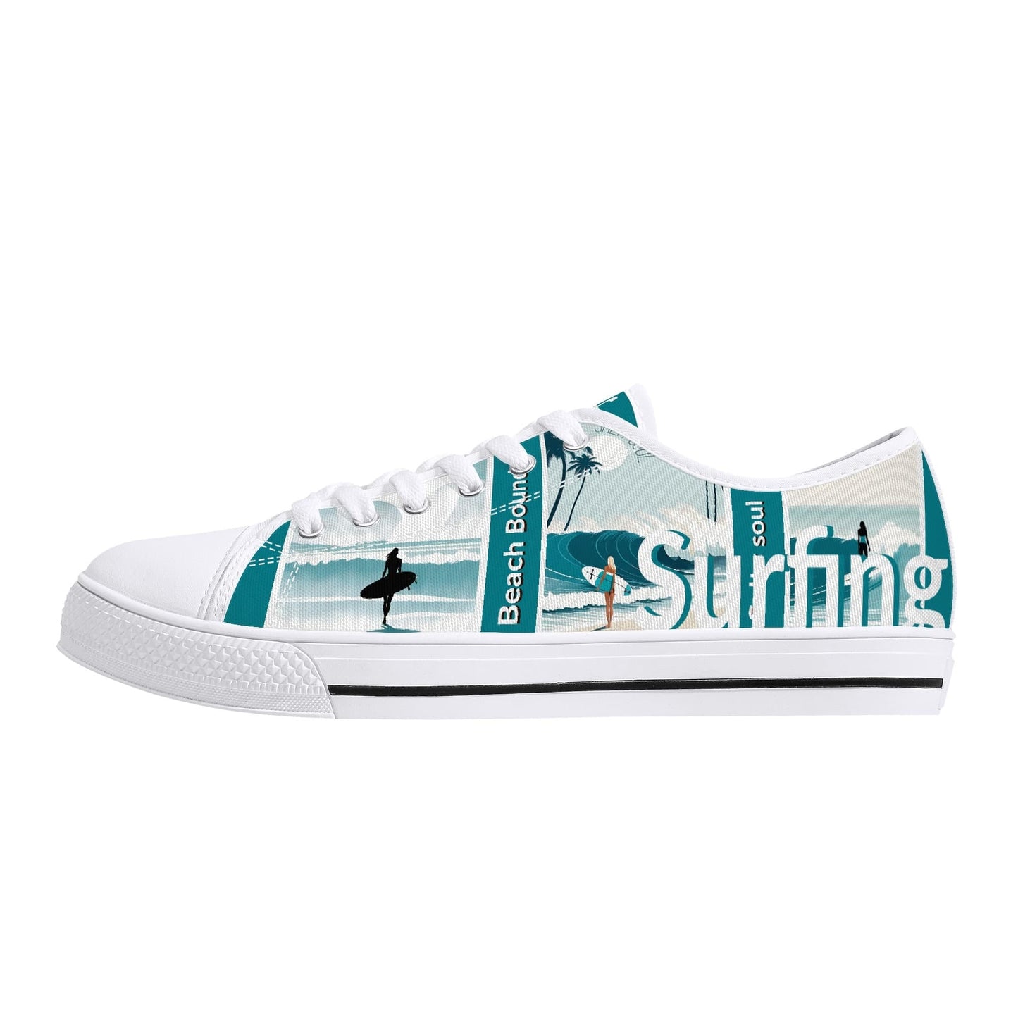 Minimalism Surf Female sneakers -Slip-Resistant - Vintage Canvas Low Top Shoes