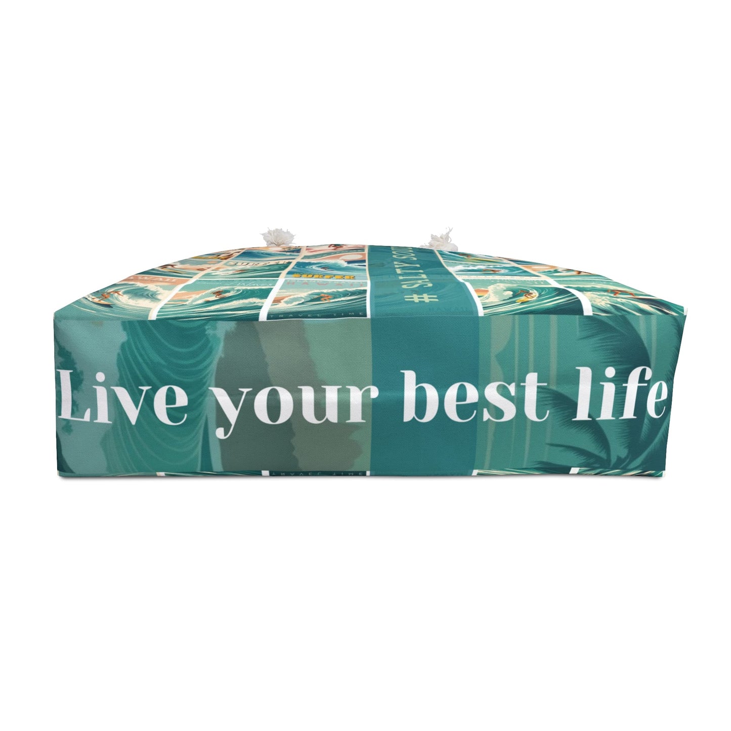 Retro Hawaiian Surf Tote Bag