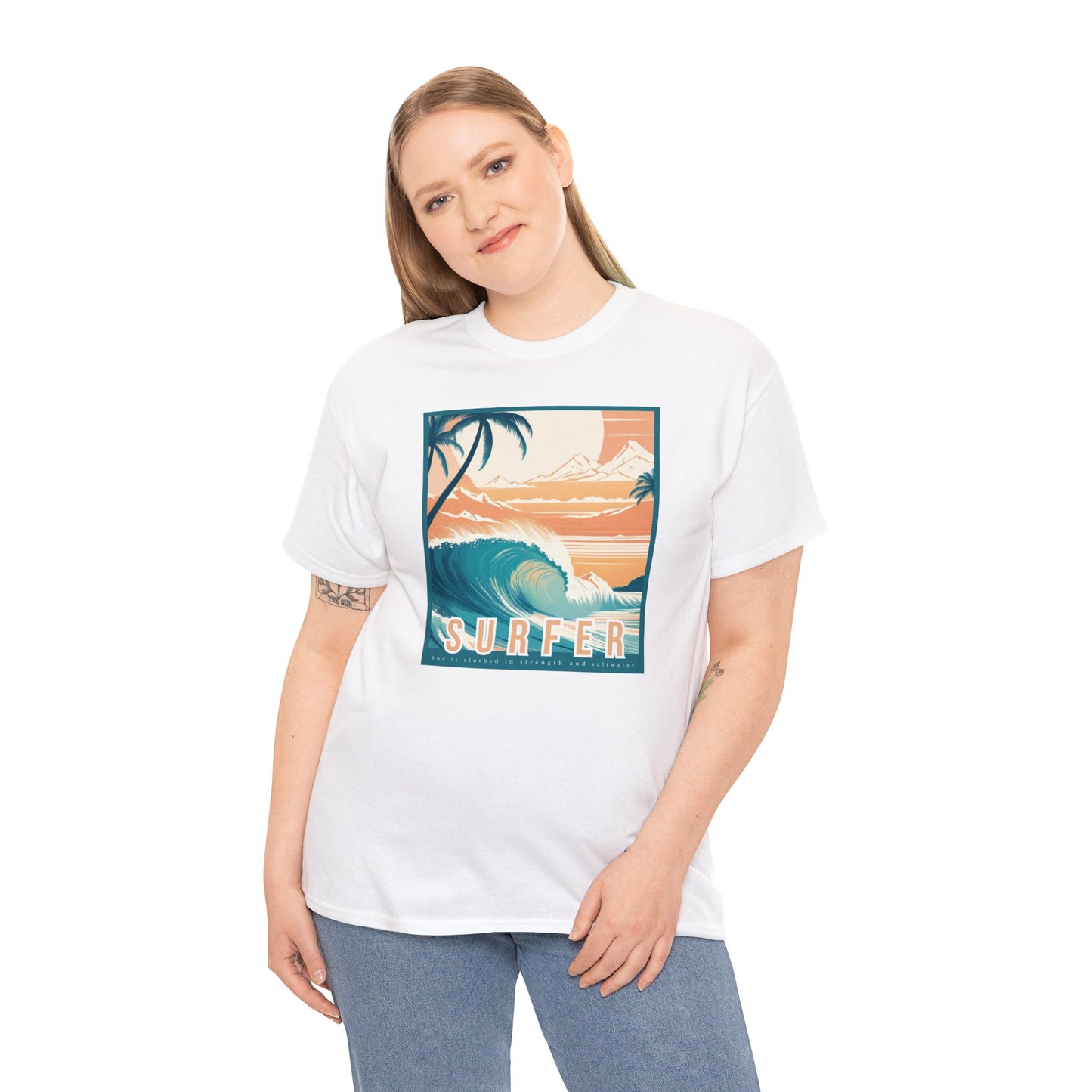 She Surfer Heavy Cotton Tee