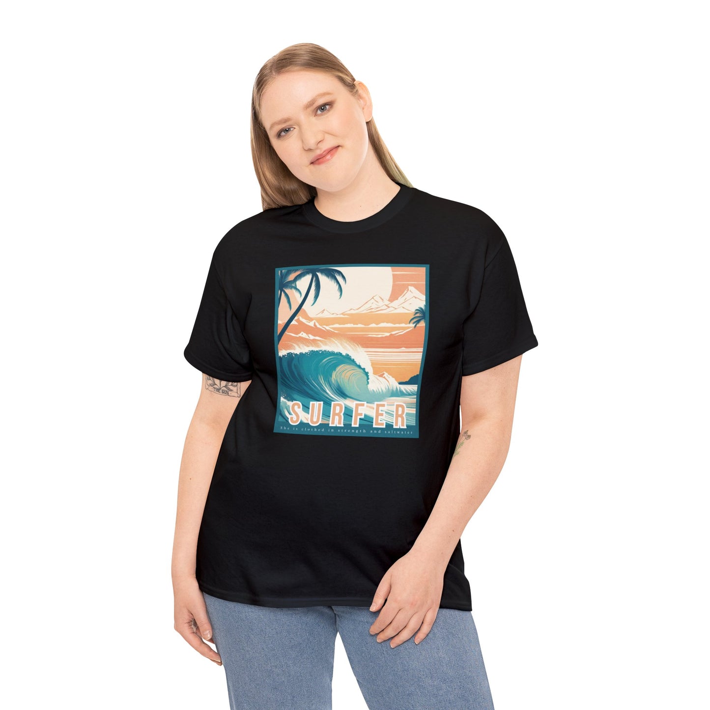 She Surfer Heavy Cotton Tee