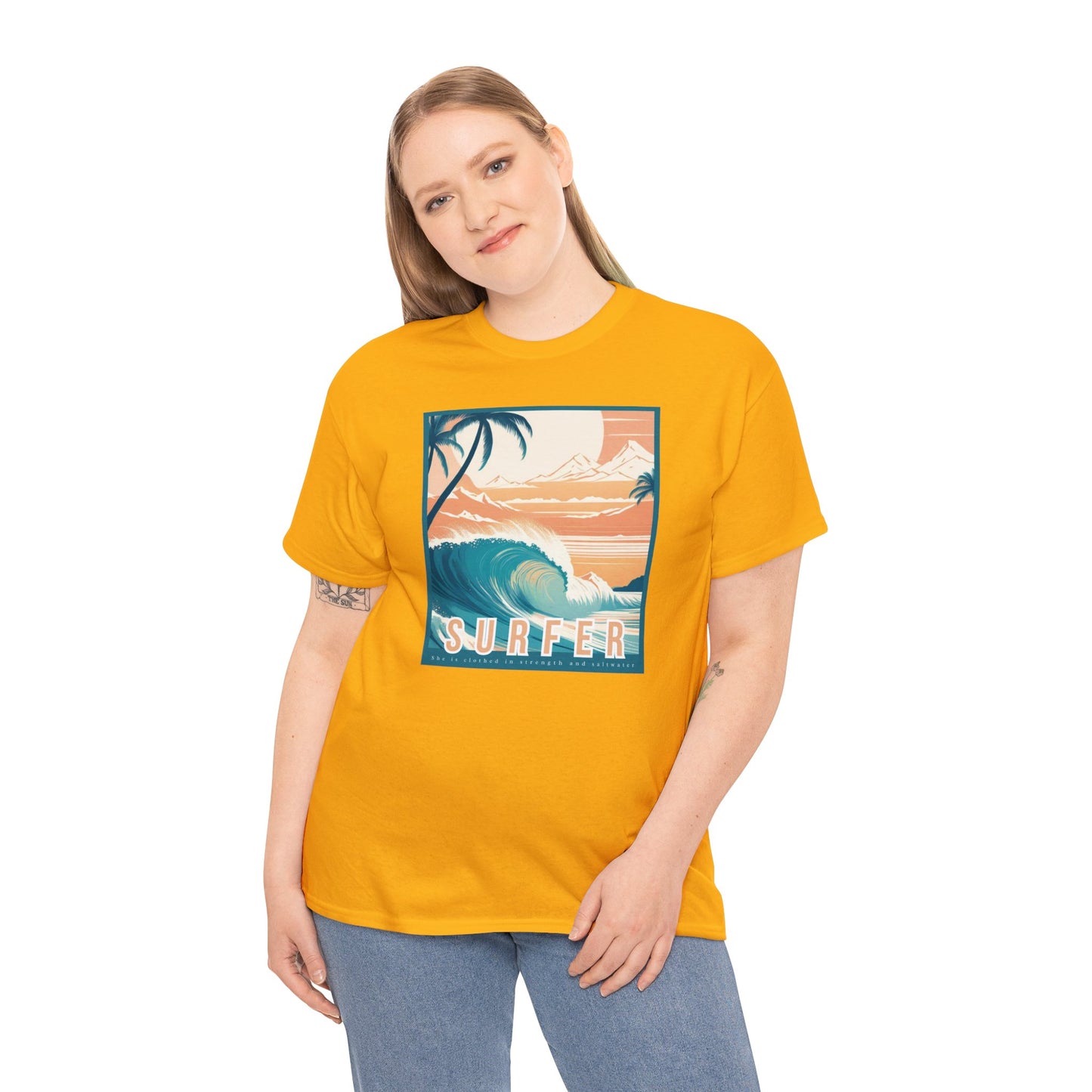 She Surfer Heavy Cotton Tee