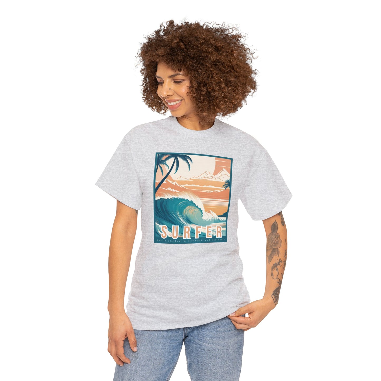 She Surfer Heavy Cotton Tee