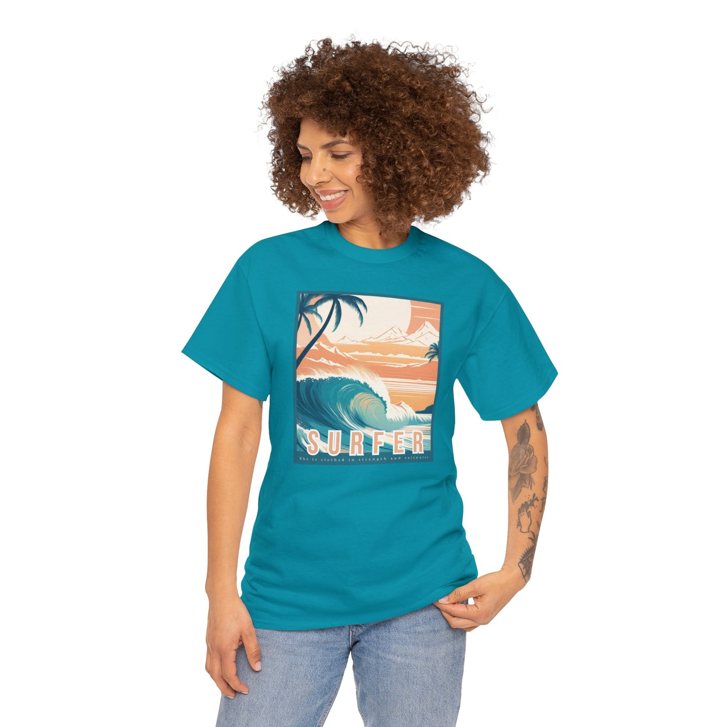 She Surfer Heavy Cotton Tee