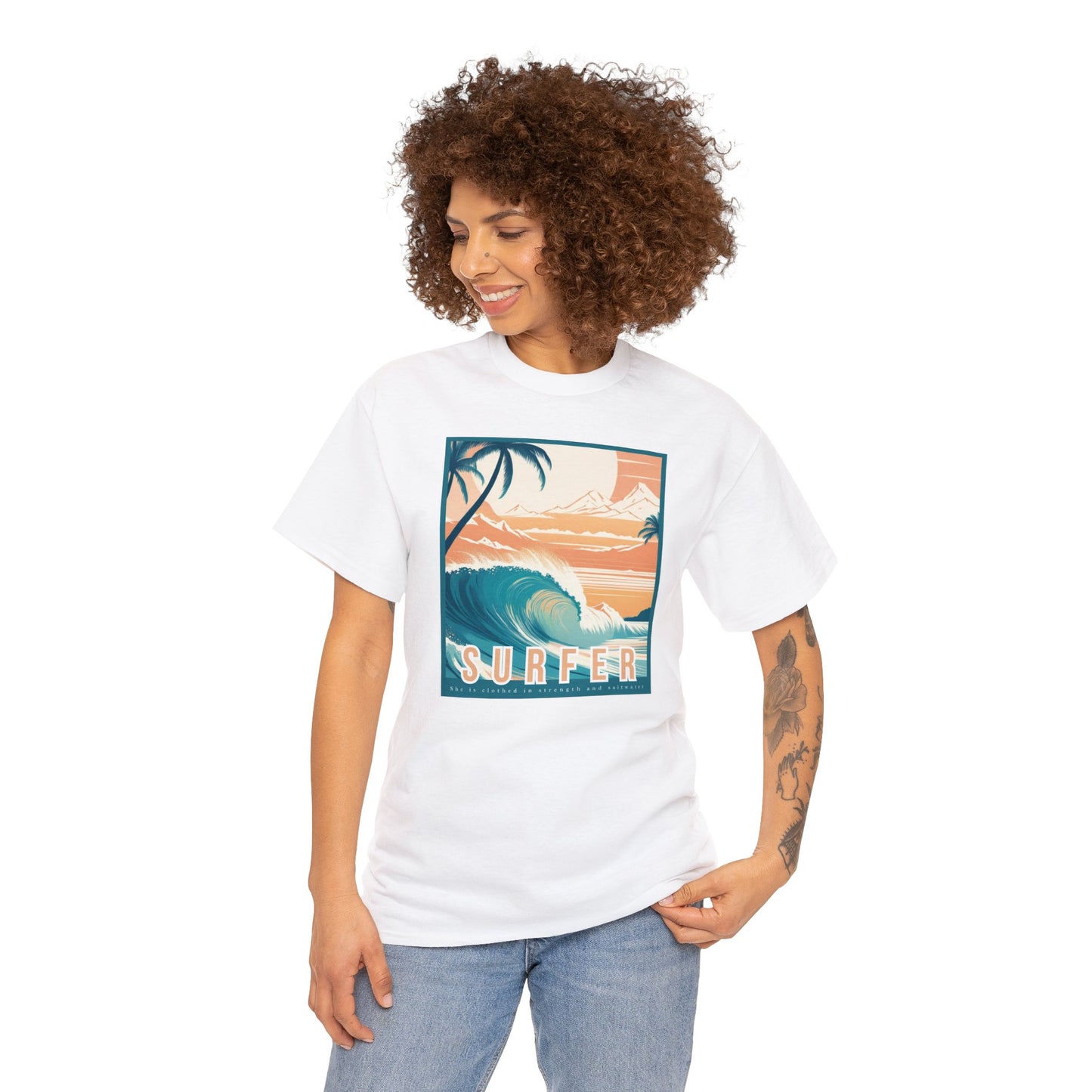 She Surfer Heavy Cotton Tee