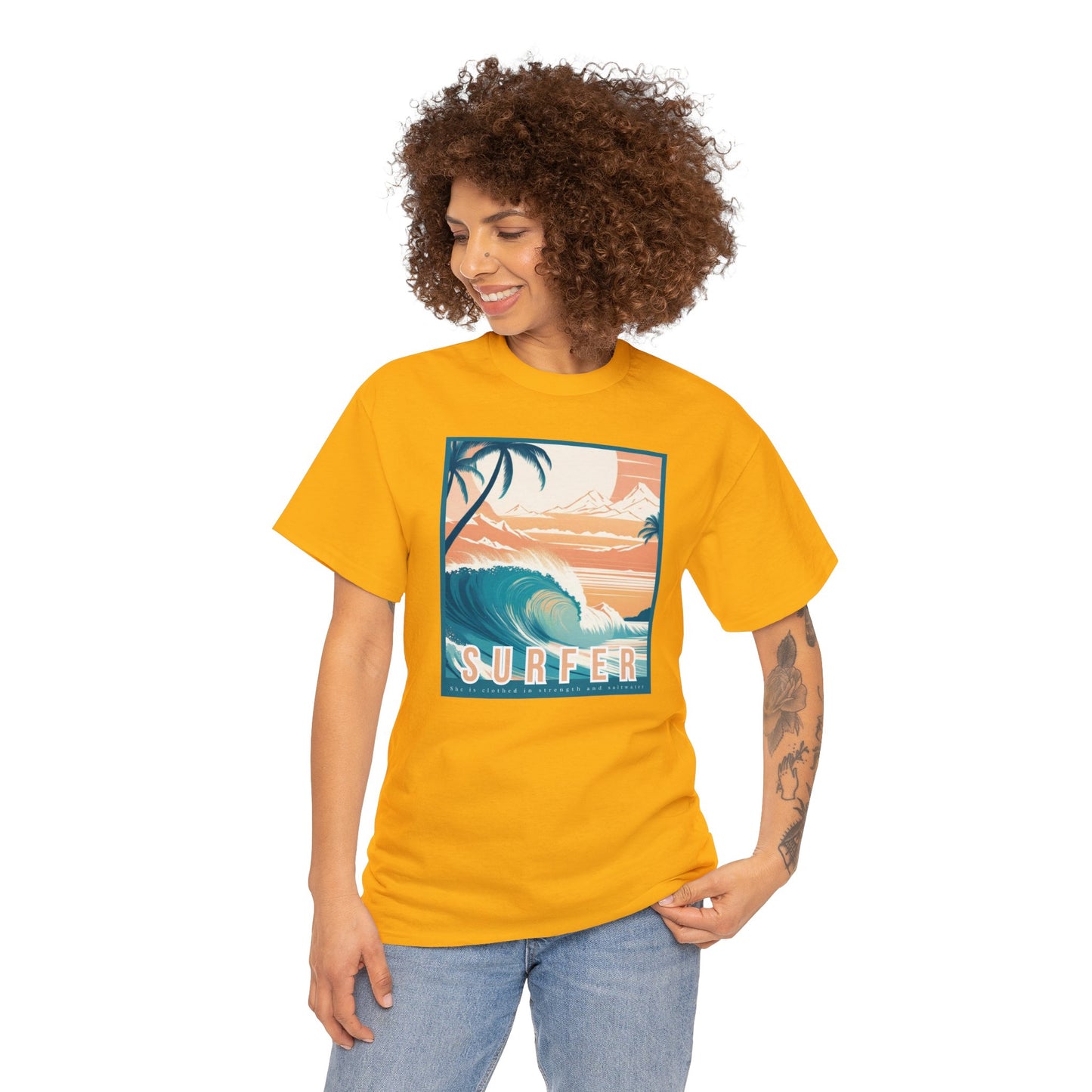 She Surfer Heavy Cotton Tee