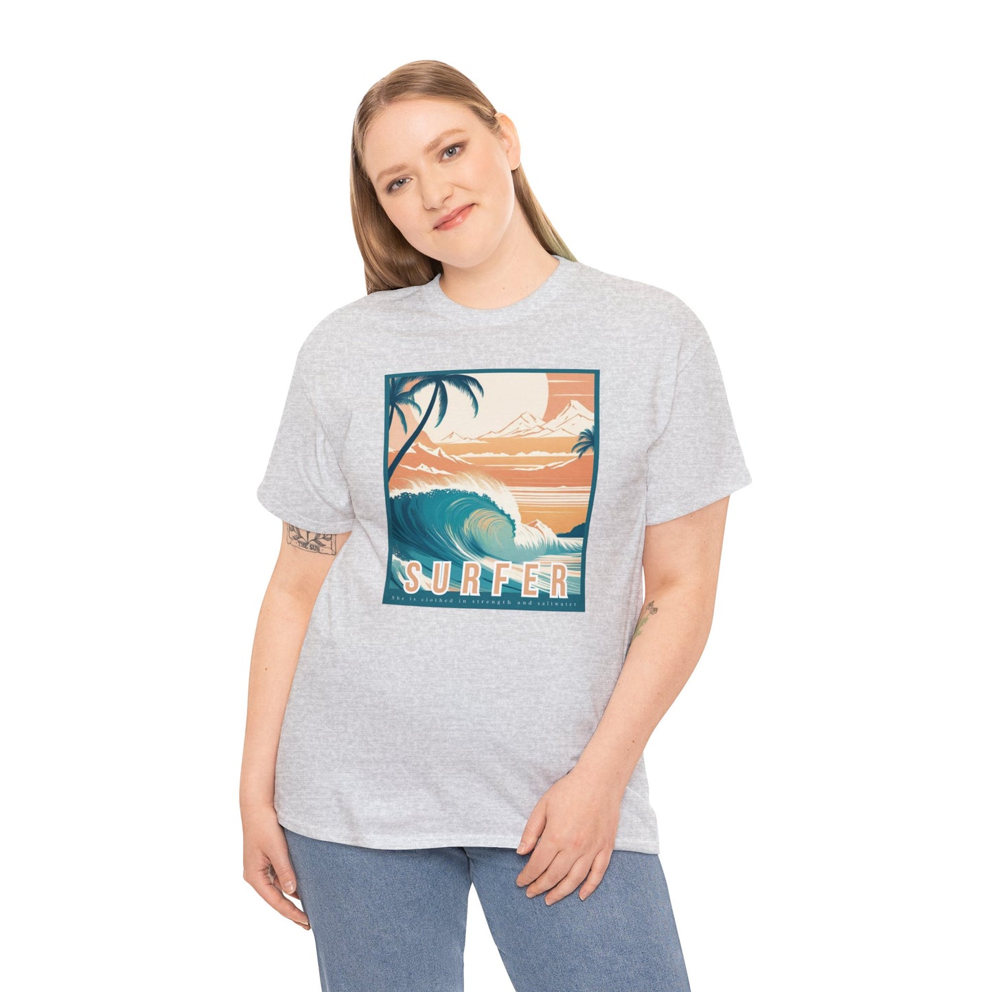 She Surfer Heavy Cotton Tee