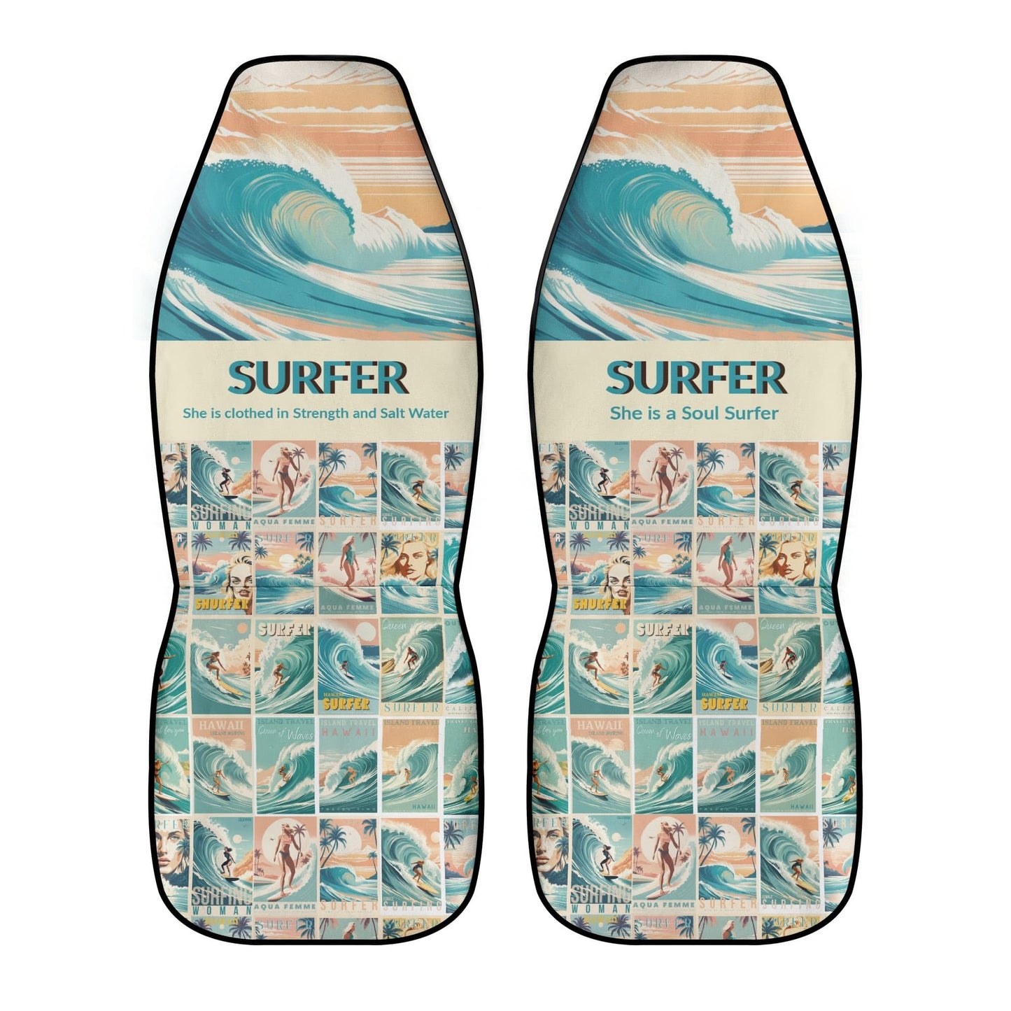Surfing Car Seat Covers