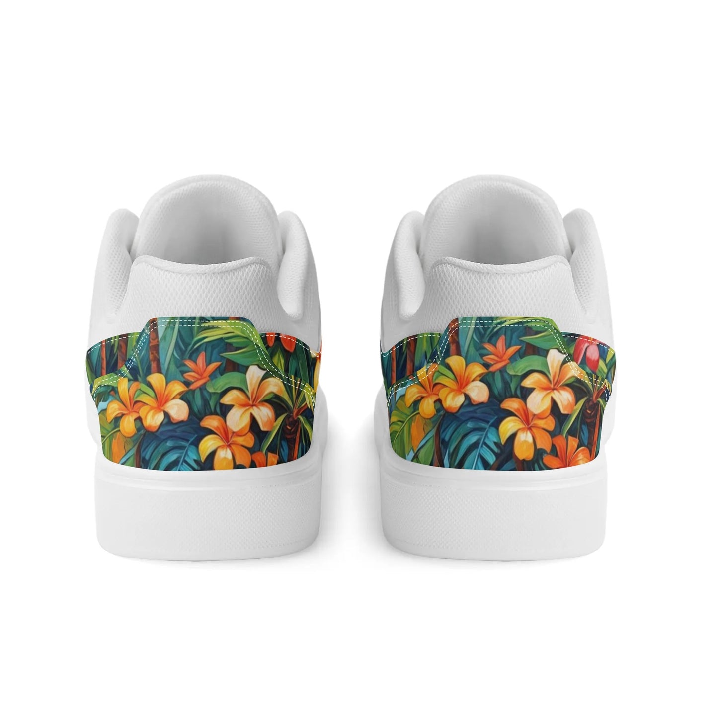 Tropical Hawaiian Low Top Skate Shoes