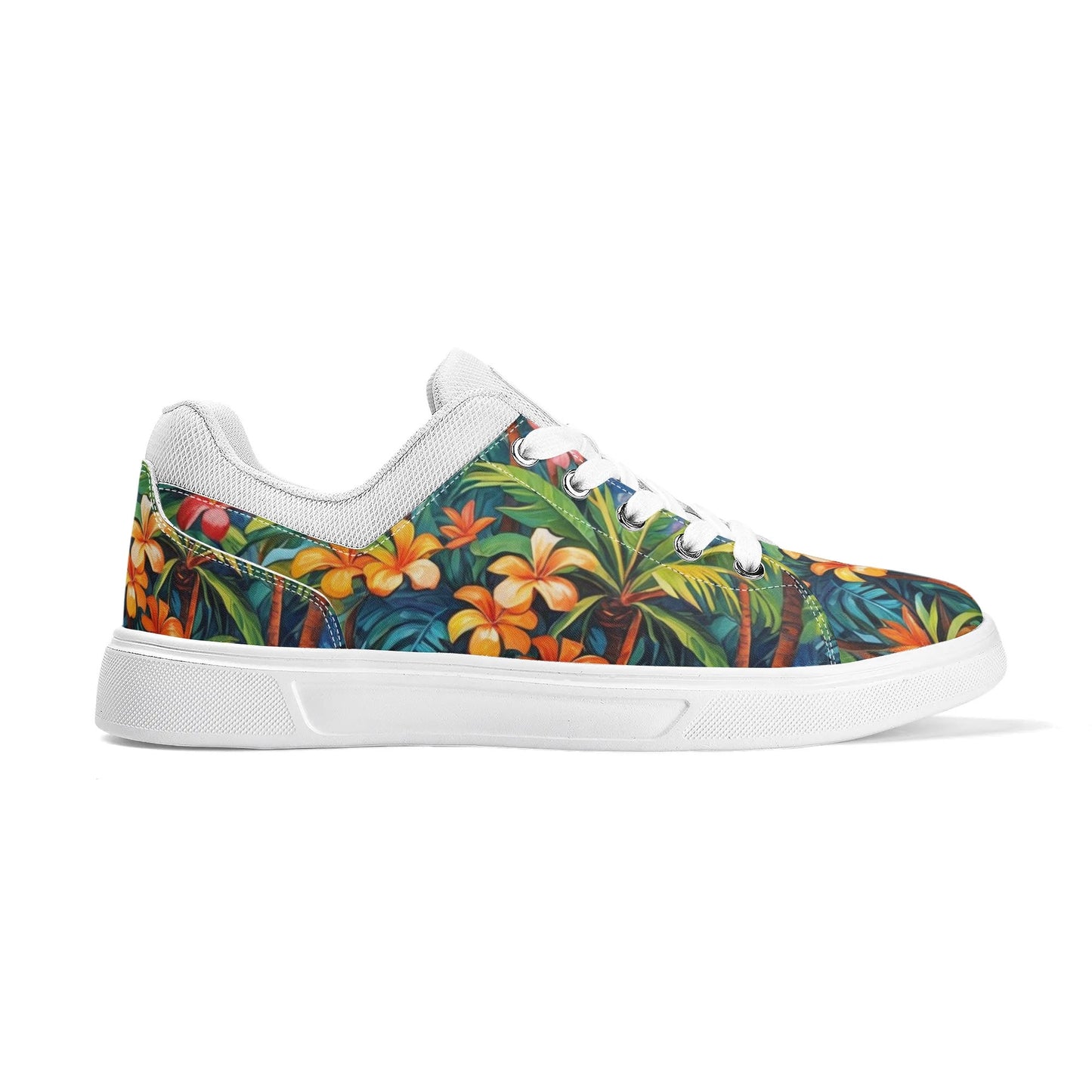 Tropical Hawaiian Low Top Skate Shoes
