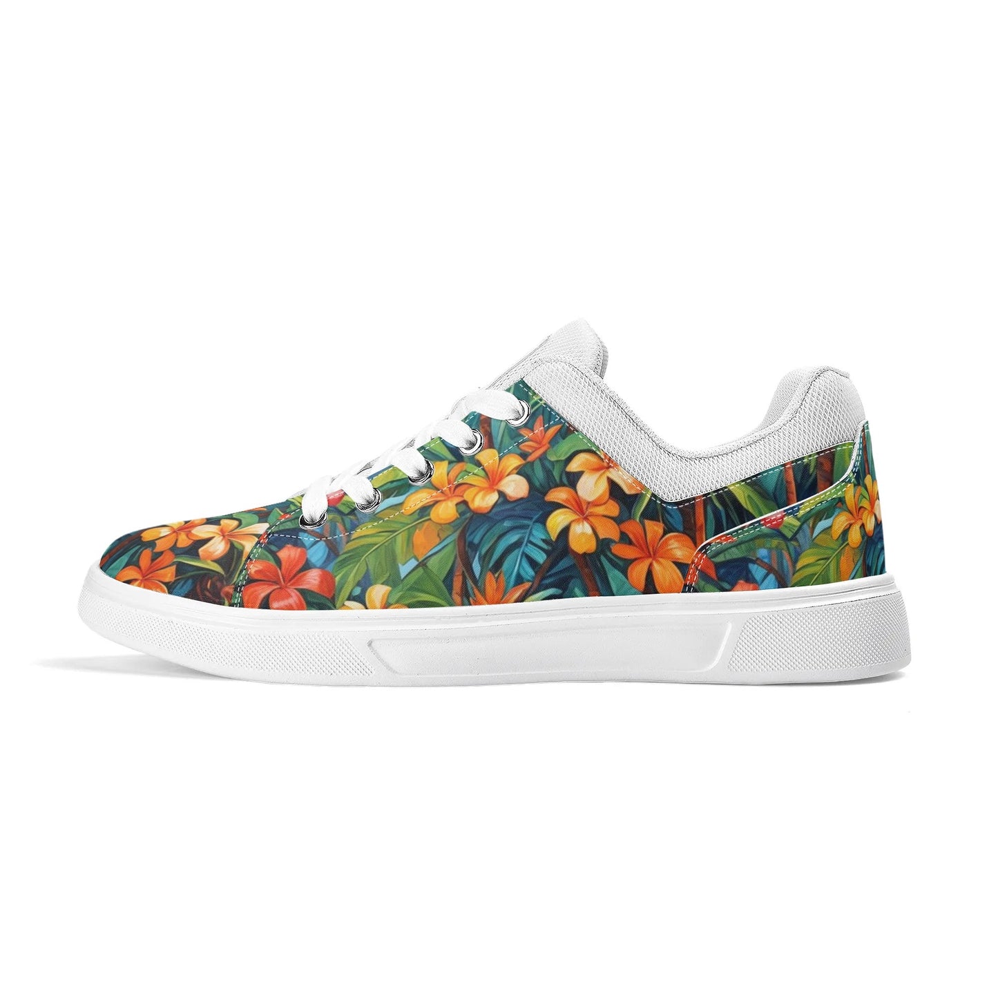 Tropical Hawaiian Low Top Skate Shoes
