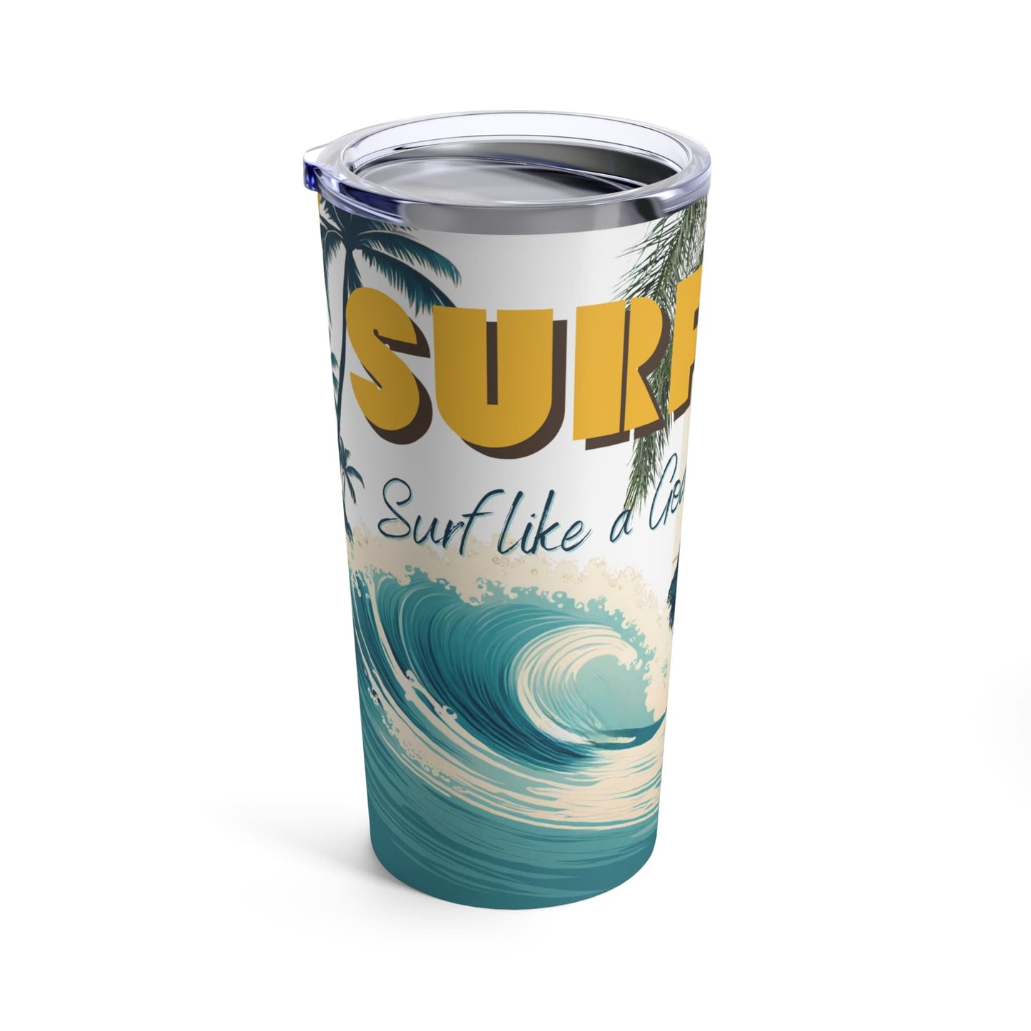 Vintage Indo Wave Surfer Tumbler
