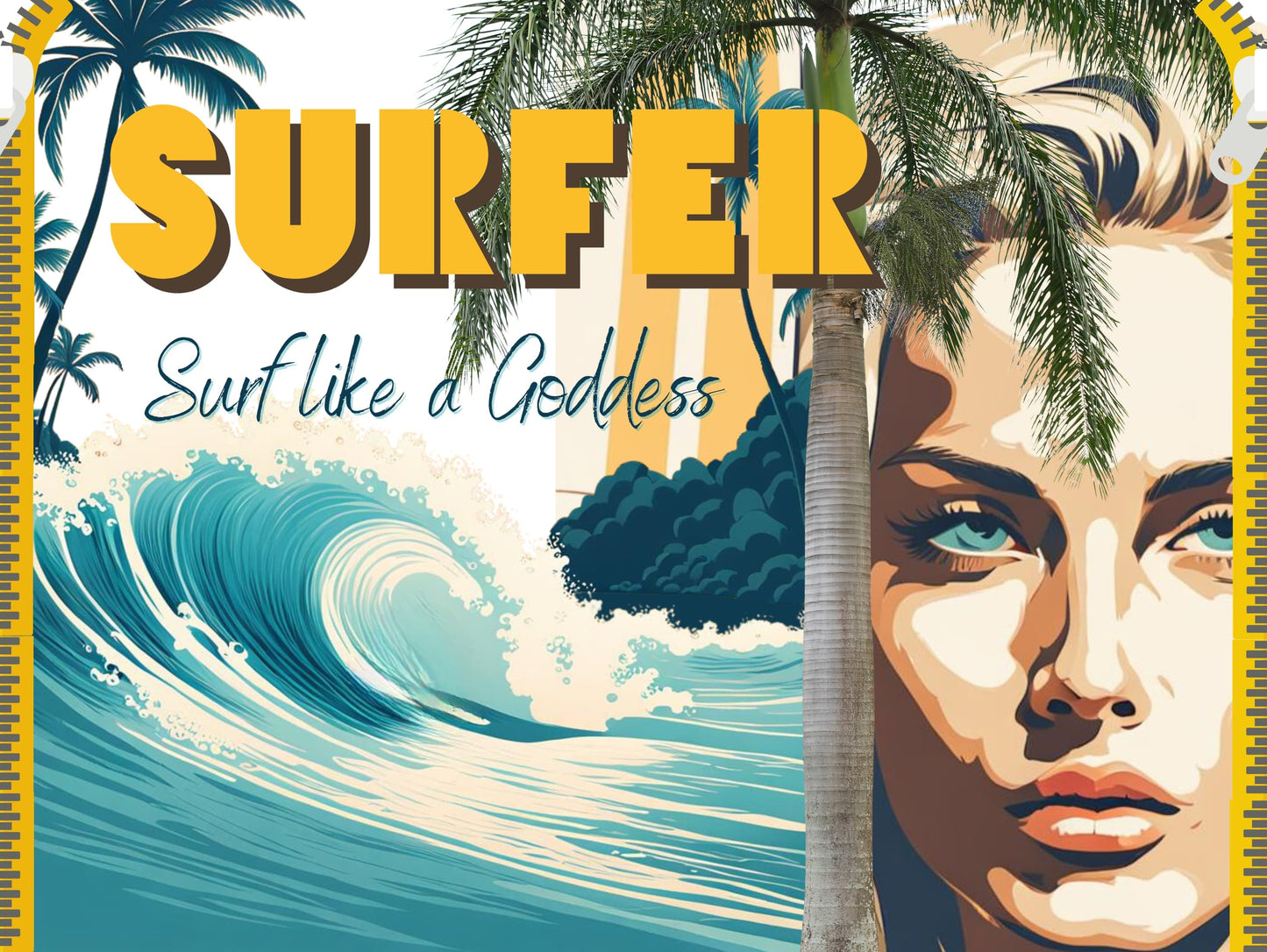 Vintage Indo Wave Surfer Tumbler