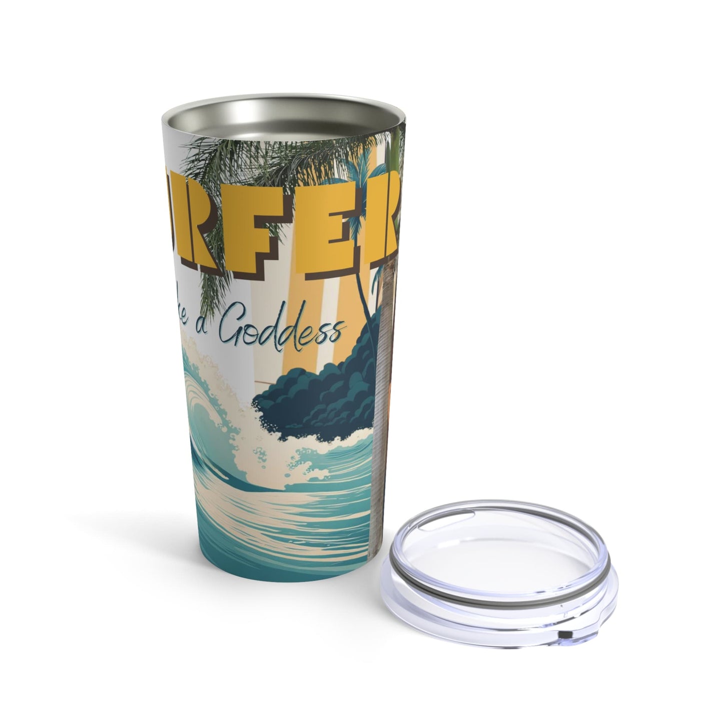 Vintage Indo Wave Surfer Tumbler