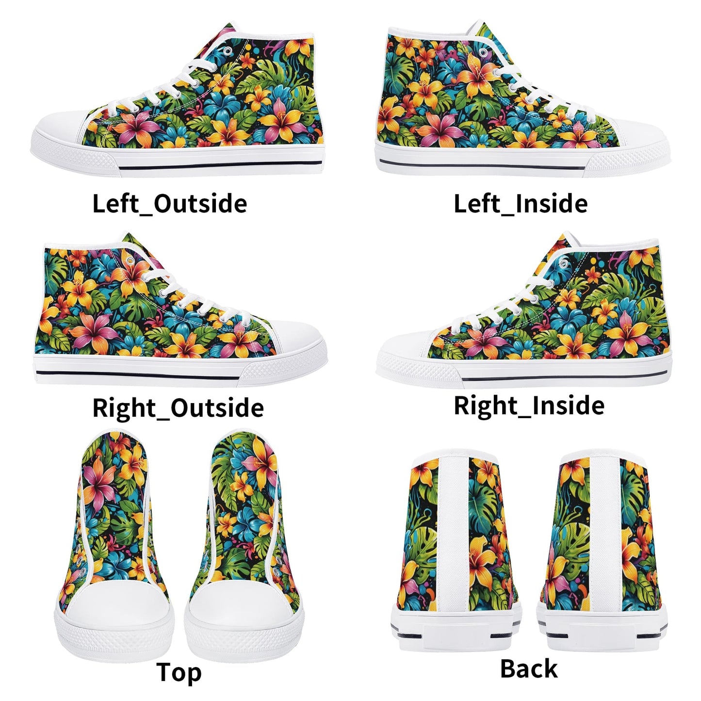 Women’s High-Top Canvas Skate Shoes