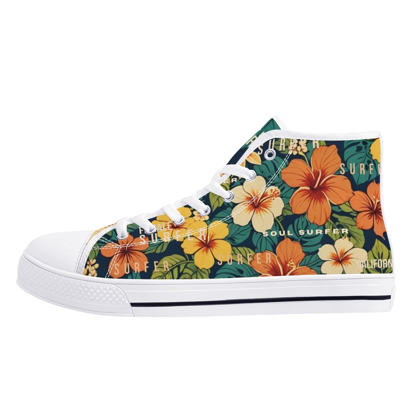 Women's High-Top Canvas Skate Shoes