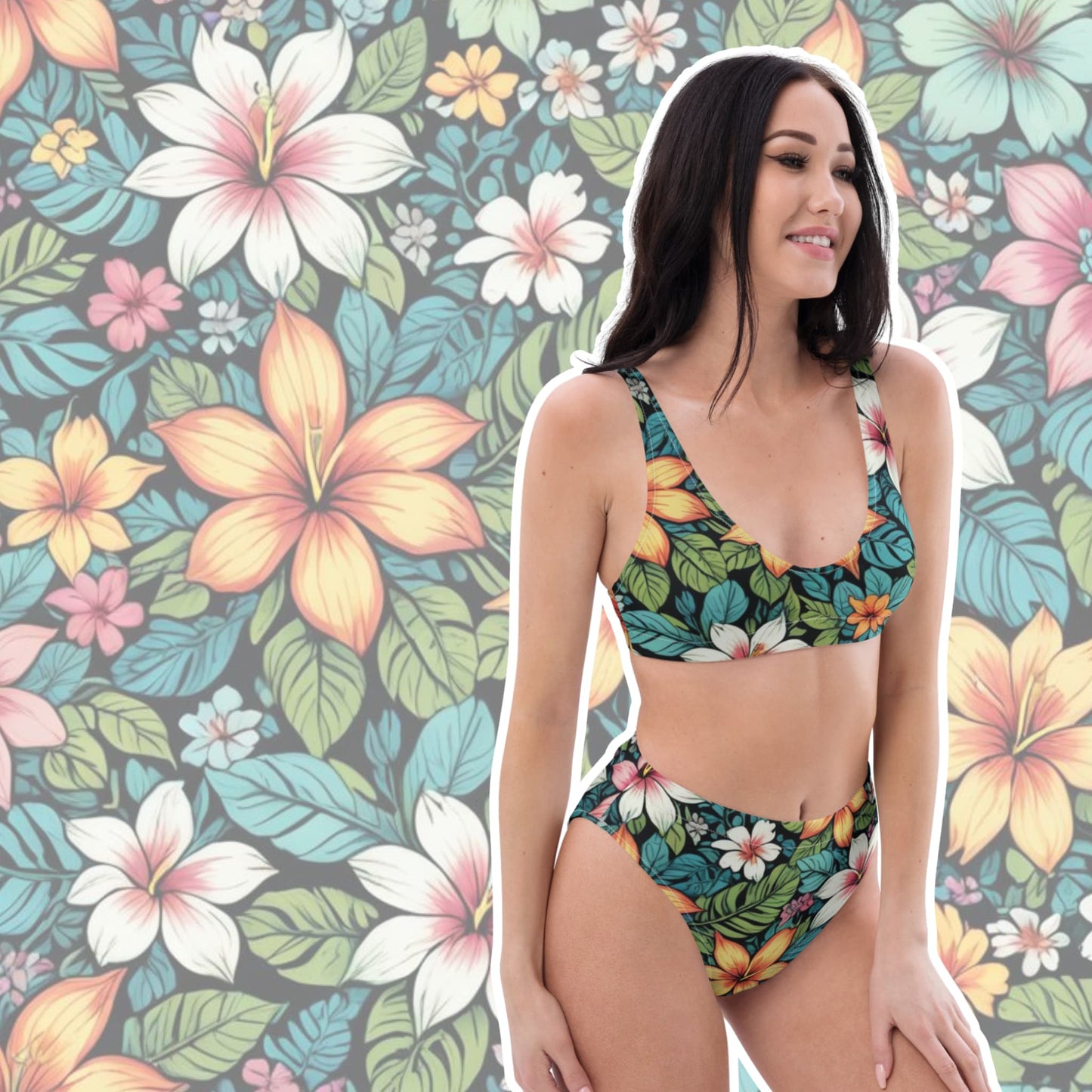Women's High-Waisted Surf Bikini