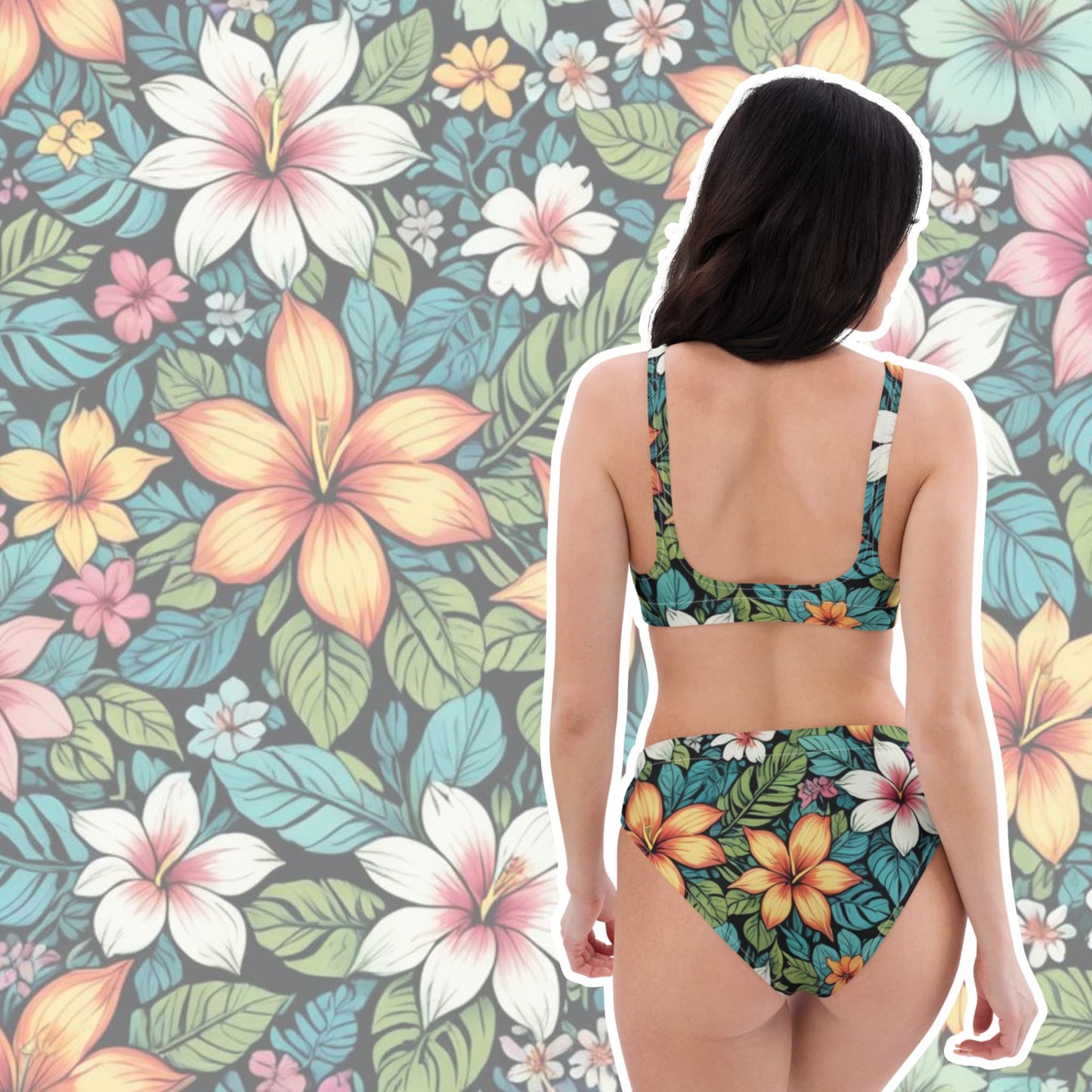 Women's High-Waisted Surf Bikini