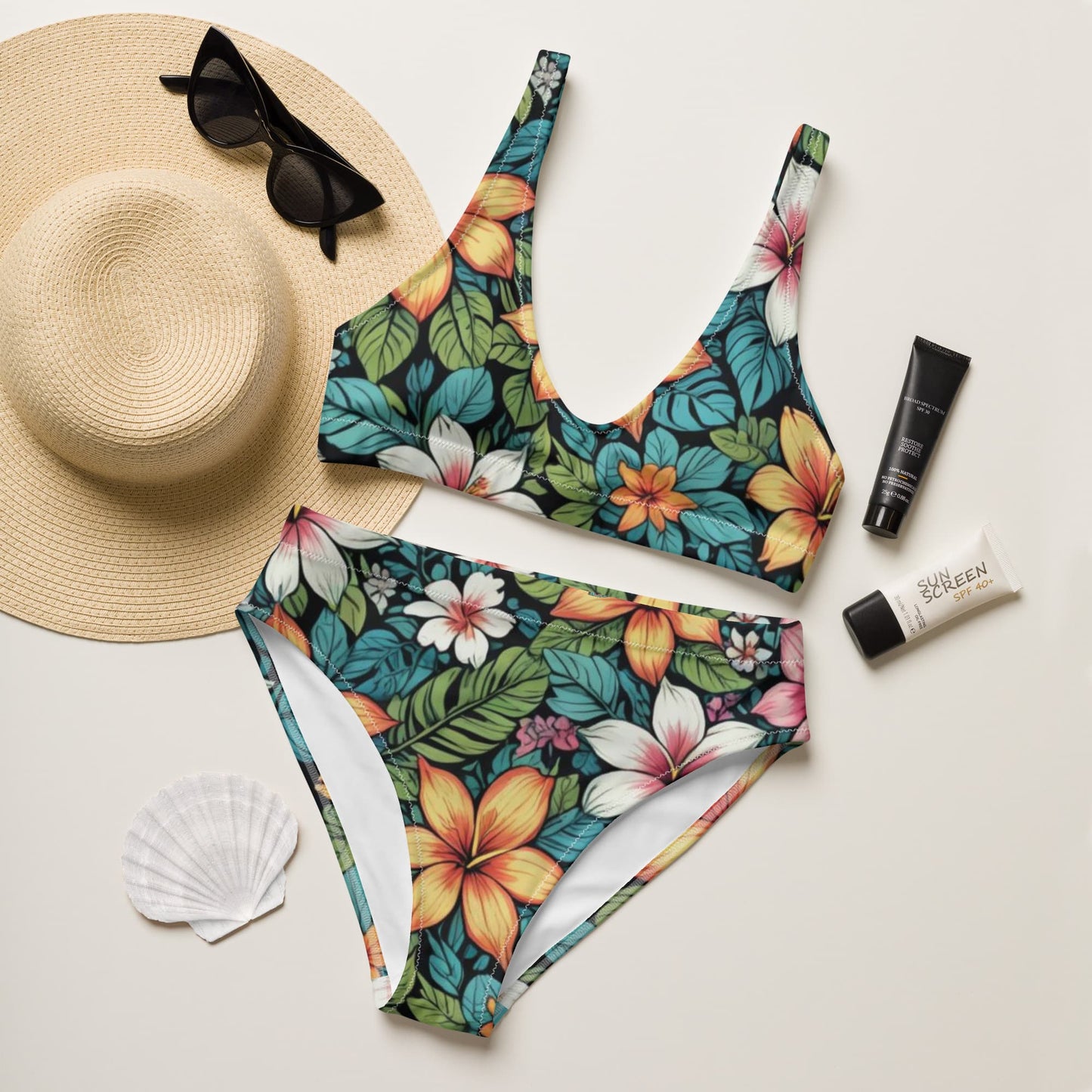 Women's High-Waisted Surf Bikini