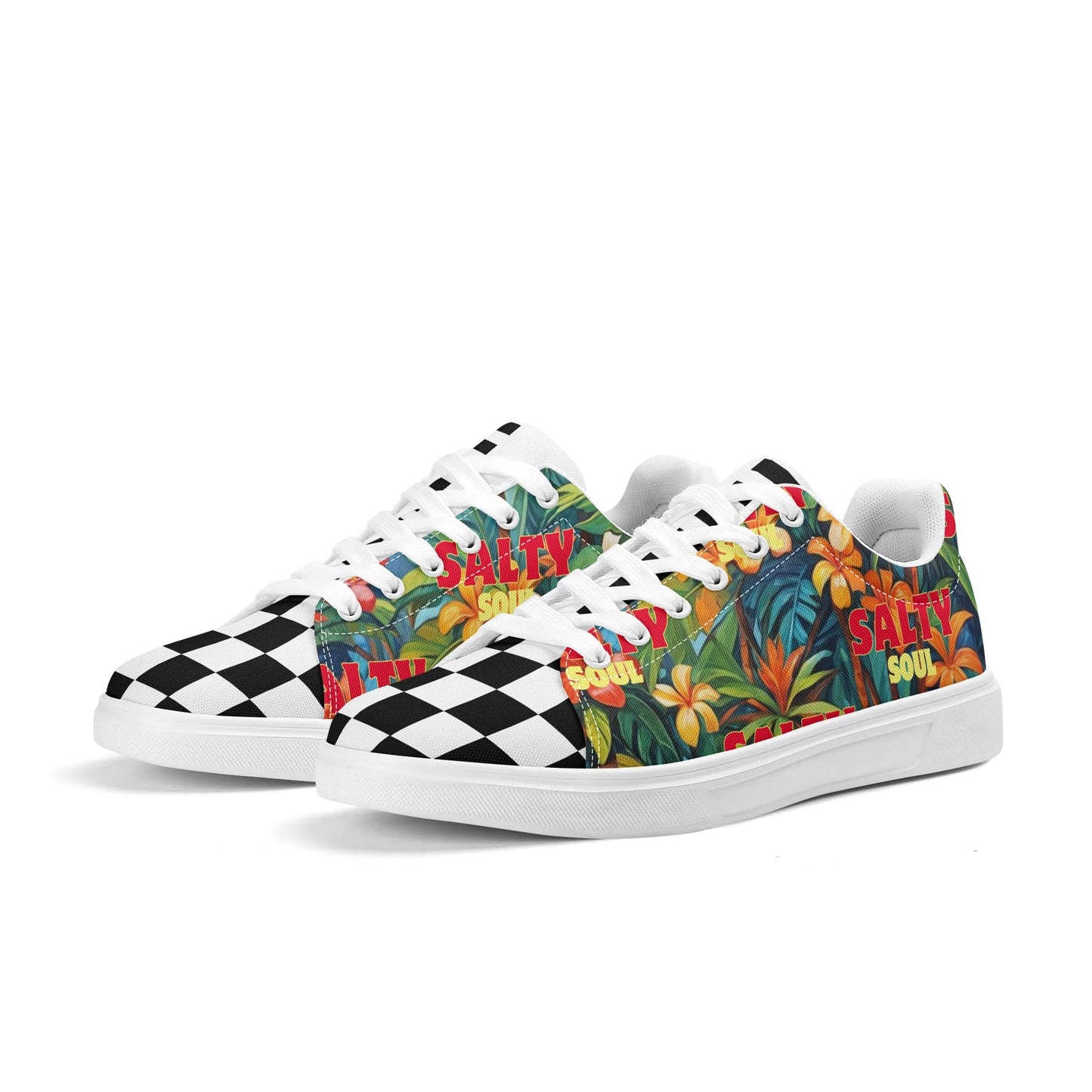 Female Surfer Low Top Canvas Shoes