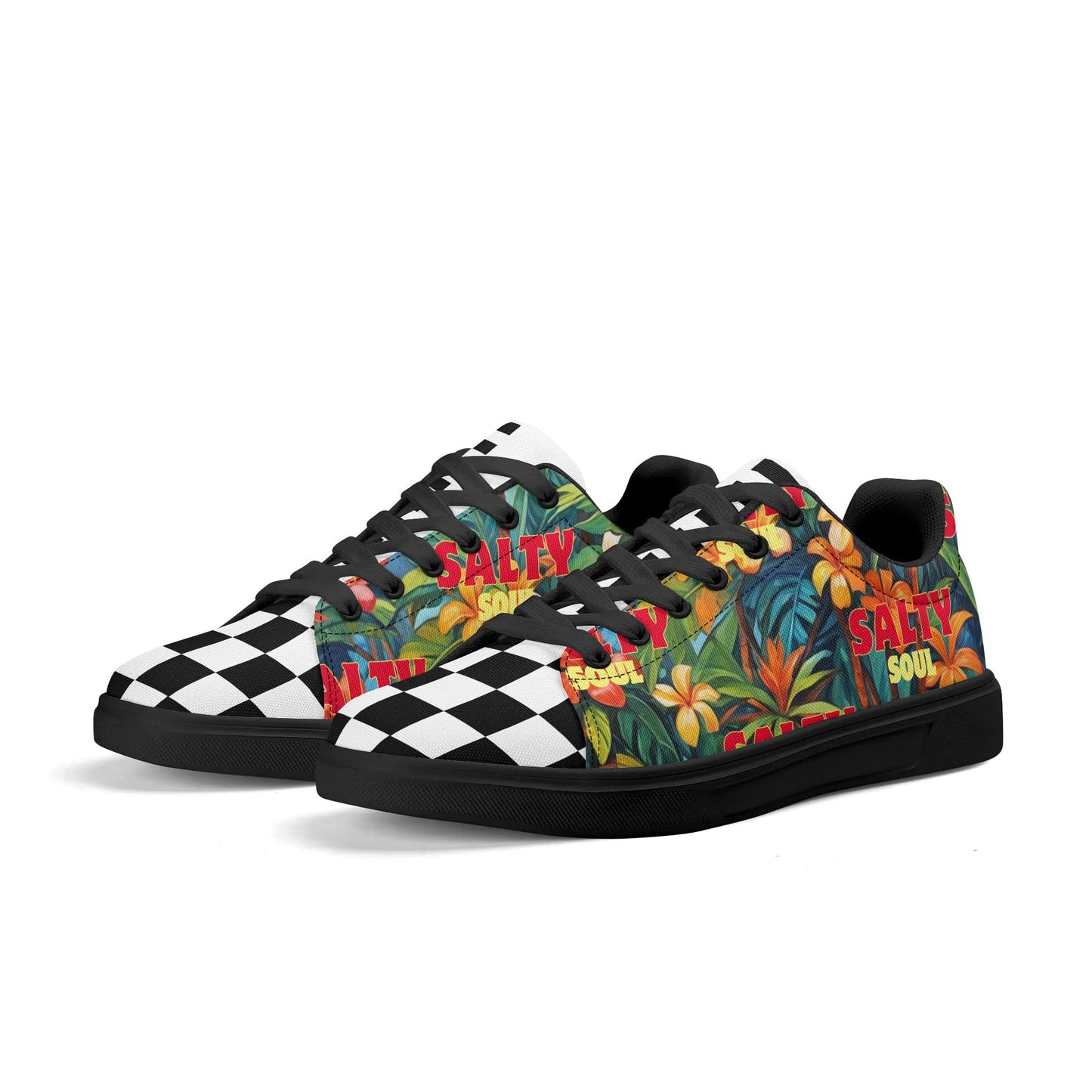 Female Surfer Low Top Canvas Shoes