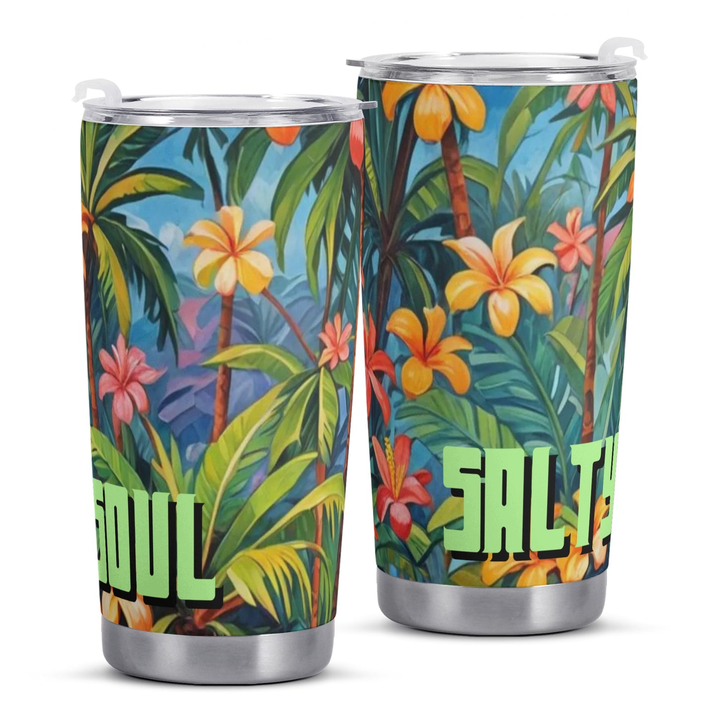 Surfer Island style Car Tumbler 20oz