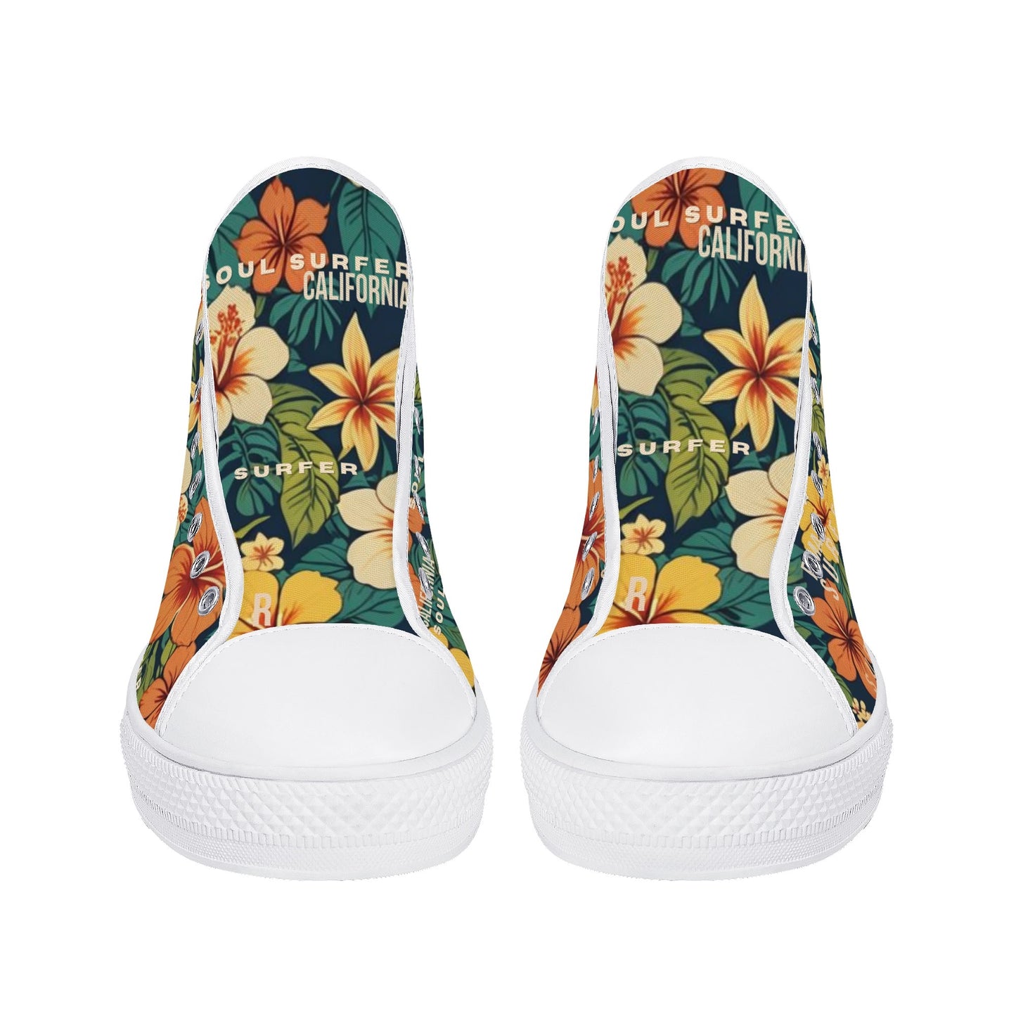 Womens High Top Canvas skate Shoes