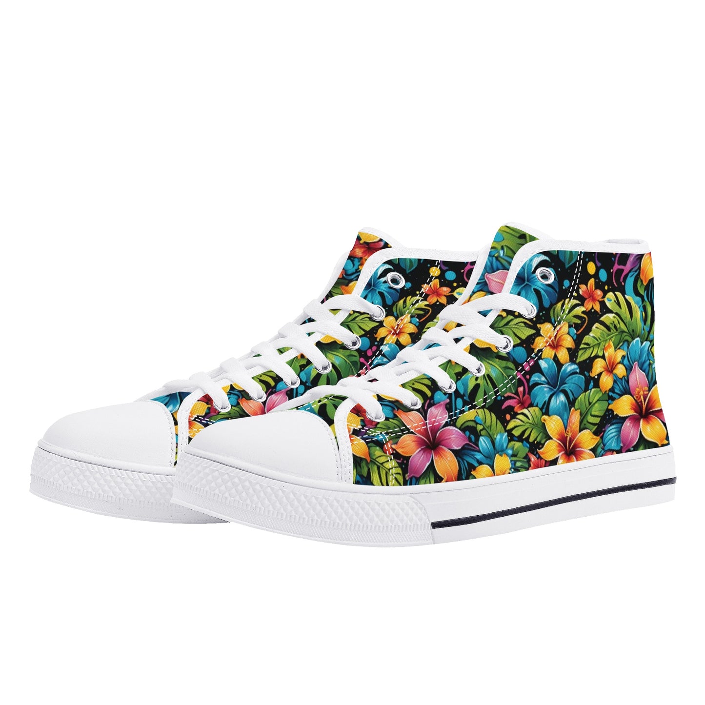 Womens High Top Canvas skate Shoes