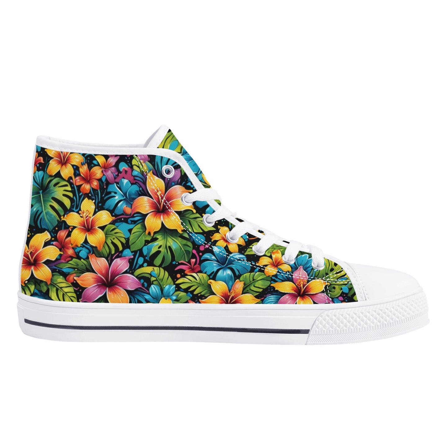 Womens High Top Canvas skate Shoes