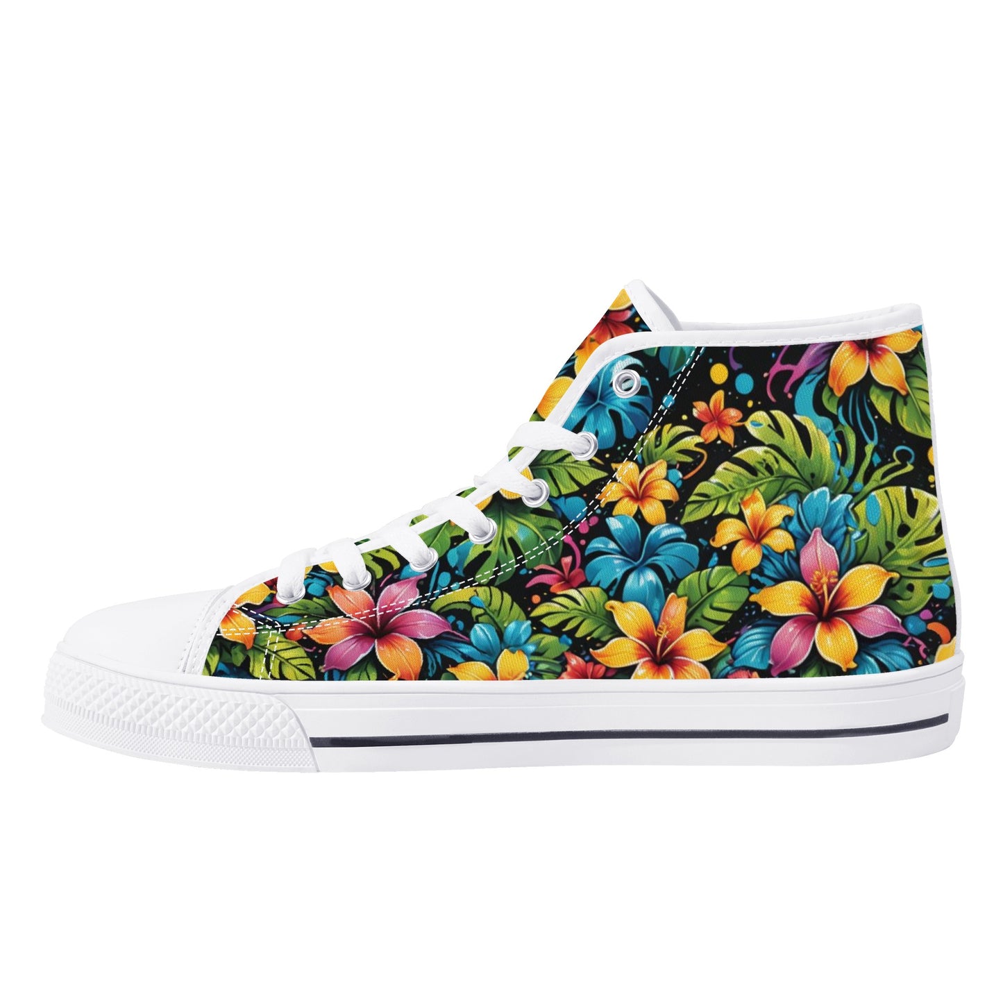 Womens High Top Canvas skate Shoes