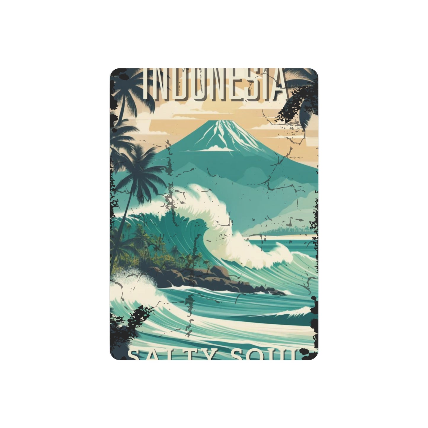 Indo Surf Metal Art Sign