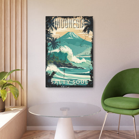 Indo Surf Metal Art Sign