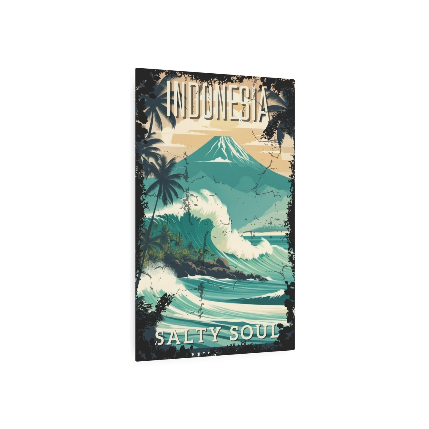 Indo Surf Vintage Metal Sign